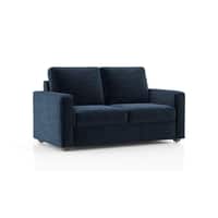 Apollo Compact Sofa (Colour : Cobalt, Cushion : Hard, Back Type : Regular, Seater : 2+1+1)