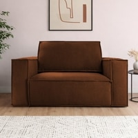 Skult  Pull Out Sofa cum Bed  in Brown Colour