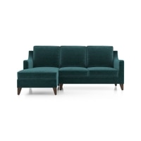 Abbey Sectional Sofa (Colour : Malibu, Cushion : Soft, Seater : Left Aligned 2 Seater + Left Aligned Chaise)
