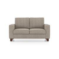 Apollo Neo 2 Seater Fabric Sofa in Mist Brown Colour (Back Height : Regular, Cushion Type : Hard)