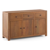 Striado Sideboard in Amber Walnut Finish