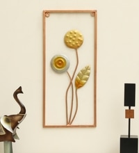 Colva Abstract Metal Wall Decor in Multicolor Set of 1