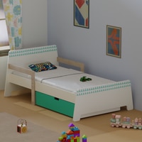 Jujube Kids Toddler Bed in Teal