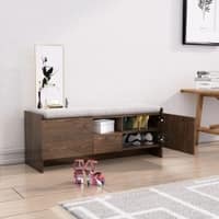 Hexa Red Engineered Wood Shoe Rack in Flower Wenge Colour