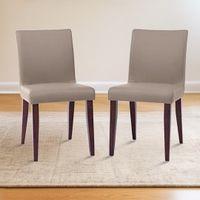 Persica Solid Wood Dining Chair Set Of 2 In Dark Walnut Finish