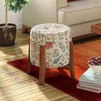 Nicole Stool in Calico Print Colour