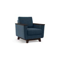 Corby Premium 1 Seater Fabric Sofa in Indigo Blue Colour
