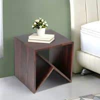 Noah Side Table - Walnut Finish