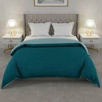 Falguni 
Ocean Blue-Teal Blue Solid 250 Gsm Microfiber Single Bed Comforter