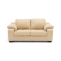 Trissino 2 Seater Leather Sofa in Cream Colour