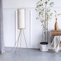Flannery Gold Floor Lamp With Gold Iron Base
