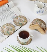 Royal Garden Coaster with Stand (Set of 6)