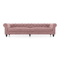 Winchester Essential 4 Seater Fabric Sofa In Desert Rose