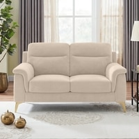 Niwara Velvet 2 Seater  sofa in Beige color