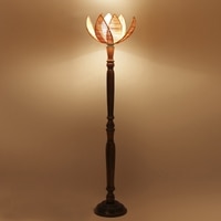 Devansh Wooden Floor Lamp