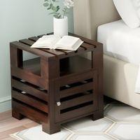 Harvey Side Table - Walnut Finish