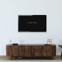 Sheesham Wood TV Unit in Scratch Resistant Provincial Teak Finish for TVs up to 70 Inches