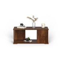 Noel Engineered Wood Coffee Center Sofa Tea/Teapoy Console Table For Sofa Set Living Room Home Hall (Brown Maple)