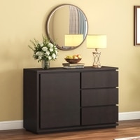Vector Solid Wood Sideboard in American Walnut Finish