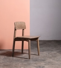 Rota Solid Wood Dining Chair in Natural Finish