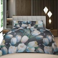 Threads Silky Touch Premium Double Bed Flat Bedsheet 255 x 235 cms