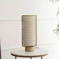 Remedy Gold Table Lamp With Gold Iron Base