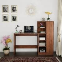 Spydercraft Dyna Modern Study Table in Columbian Walnut Finish