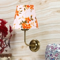 Devansh Metal Electric Wall Light in Gold Colour with Multi Shade Count of 1 Light
