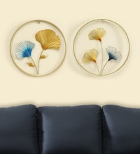 Truck Abstract Metal Wall Decor in Multicolor Set of 2