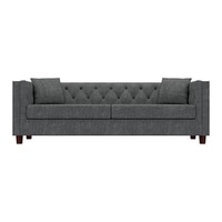 Windsor Sofa Set (Colour : Smoke Grey , Seater : 3+2+1)