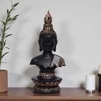 VEDAS Polyresin  Figurine in Black Colour