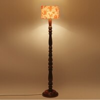 Devansh Wooden Floor Lamp