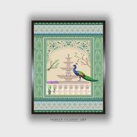 Peacock Canvas Wall Prints Canvas Wall Prints Set of 1 Multicolor Matte