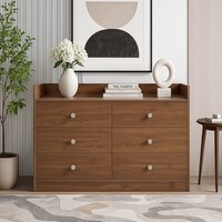 Bellagio 6 Chest of Drawers in Columbian Walnut Finish