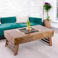 Kassel Sheesham Wood Coffee Table In Teak Finish