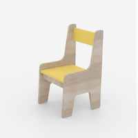 Topolino Toddler Activity Chair in Oak and Yellow