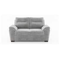 Adelaide Essential 2 Seater Fabric Sofa In Granite Weave