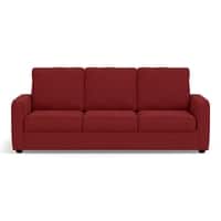 Apollo Compact Sofa Set (Colour : Salsa Red, Cushion : Hard, Back Type : High Back, Seater : 3+2+1)