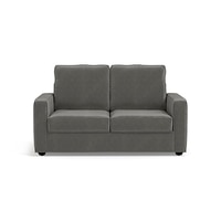 Apollo Sofa Set (Colour : Ash Grey Velvet, Cushion : Soft, Back Type : High Back, Seater : 2+1+1)