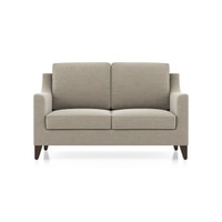 Abbey Sofa (Colour : Oyster Beige, Cushion : Hard, Seating Capacity : 2 Seater)