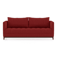 Florence Premium 3 Seater Fabric Sofa in Salsa Red Colour