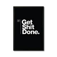 The Castle Decor Get Shit Done Motivational Wall Art 8x12 Inch (Style 1)