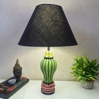 Handcarved Wooden Table Lamp Ignites The Look Of Your Dull Corner