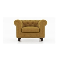 Winchester Essential 1 Seater Fabric Sofa In Ochre