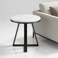 Black Metal Side Table in Black Colour