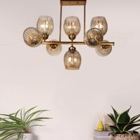 Devansh Gold Wall Mounted Lamp With Off-White Cotton Shade