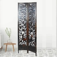 Elmer Solid Wood 4 Panel Room Divider