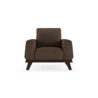 Granada Essential 1 Seater Fabric Sofa in Mocha Colour