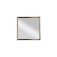 Vintage Etched Engraved Stainless Steel Wall Mirror