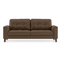Verona Essential 3 Seater Fabric Sofa in Mocha Colour